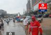 వర్షంలోనూ ప్రజాసేవలో సైబరాబాద్ పోలీసులు