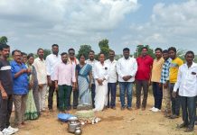 పోసానిపేట్లో ఇందిరమ్మ ఇళ్లకు భూమి పూజ…