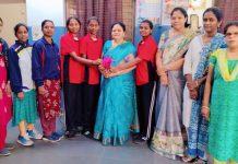 రాష్ట్రస్థాయి హ్యాండ్ బాల్ పోటీలకు సుద్ధపల్లి క్రీడాకారిణిలు ఎంపిక …